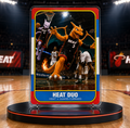 Fire & Psychic Basketball Duo Custom Collectible Card
